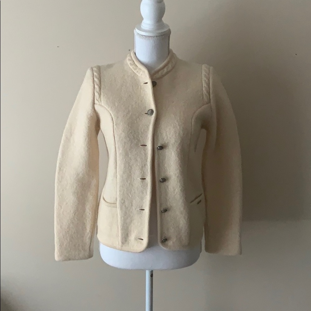 Geiger wool sweater - cream size 36